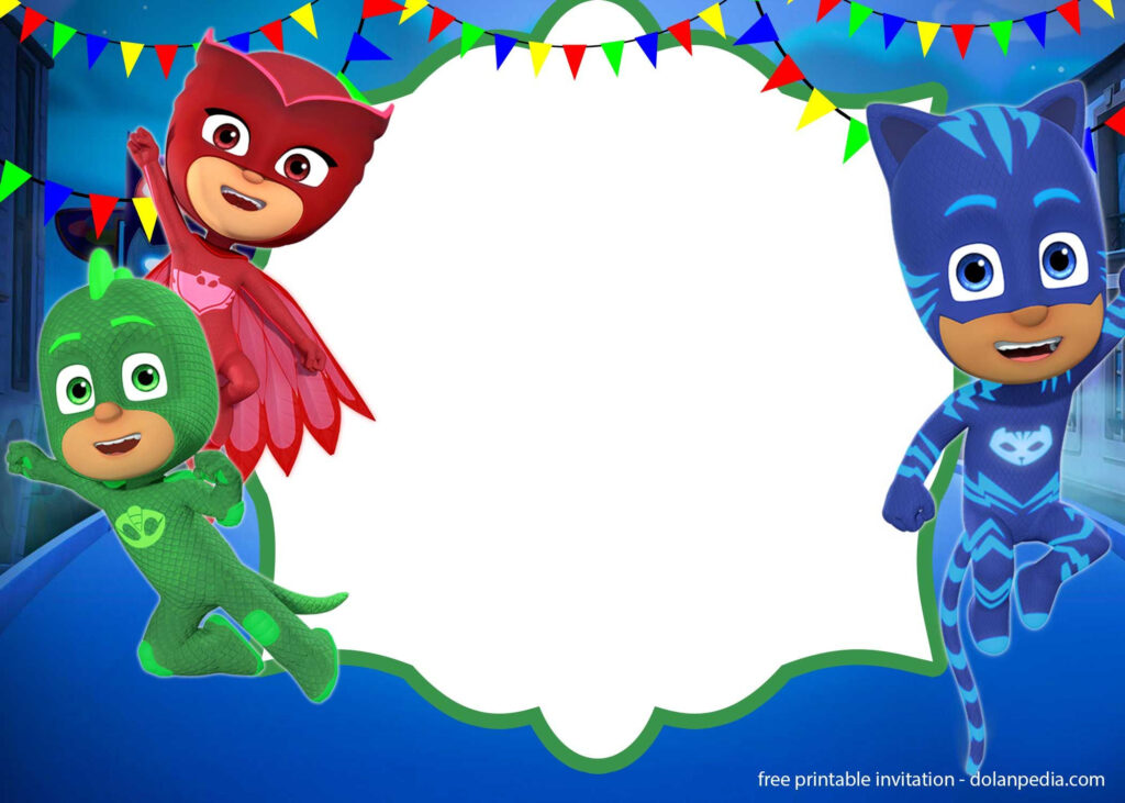 Pj Masks Birthday Card Printables