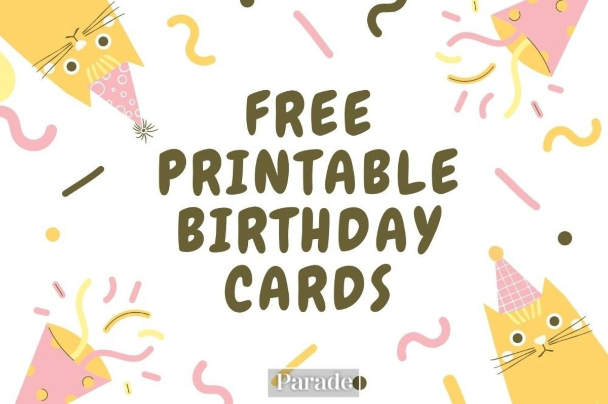 20 Free Printable Birthday Cards - Parade pertaining to Cool Printable Birthday Cards