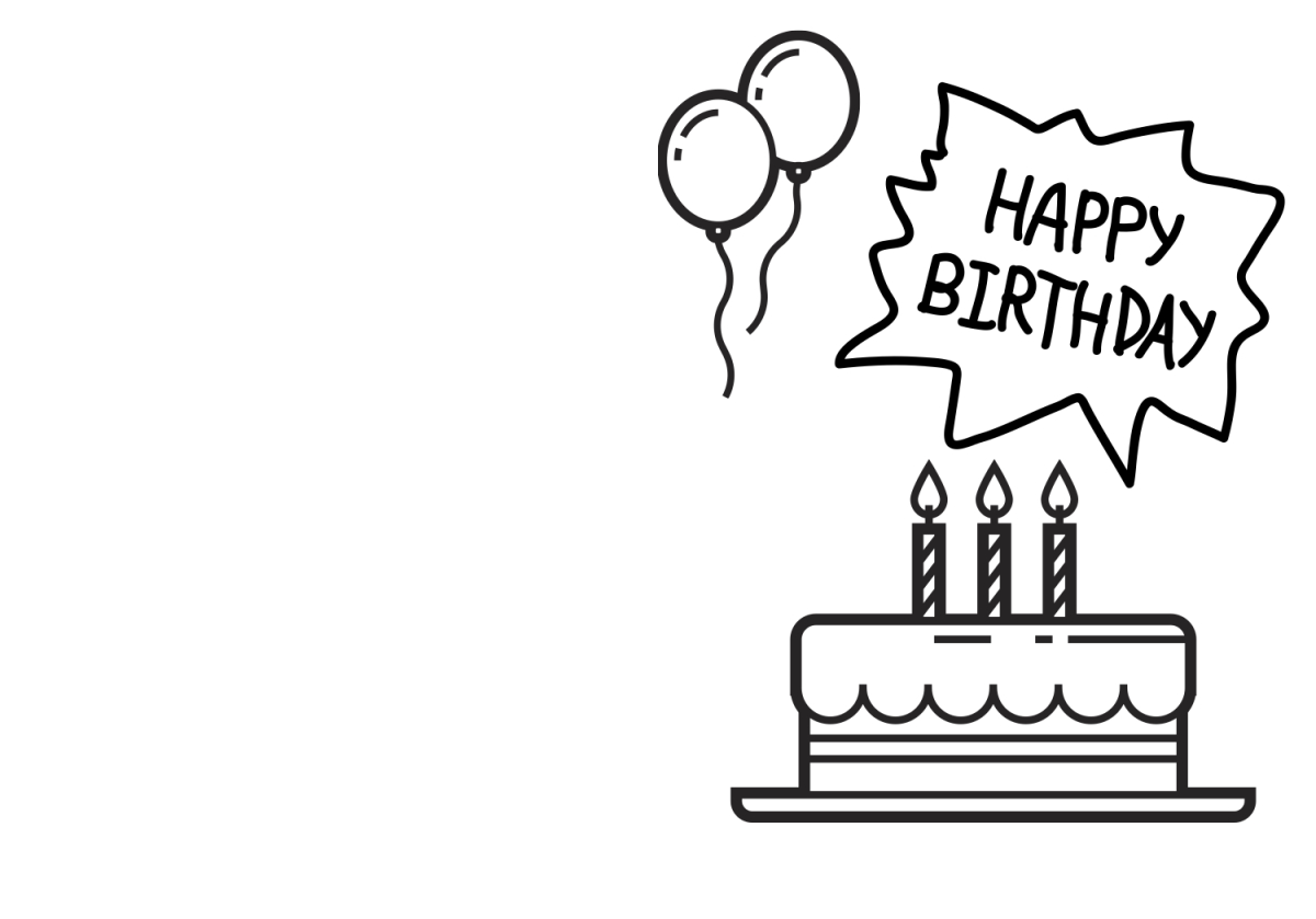 20 Printable Birthday Cards To Color - Parade in Coloring Pages Foldable Printable Birthday Cards To Color