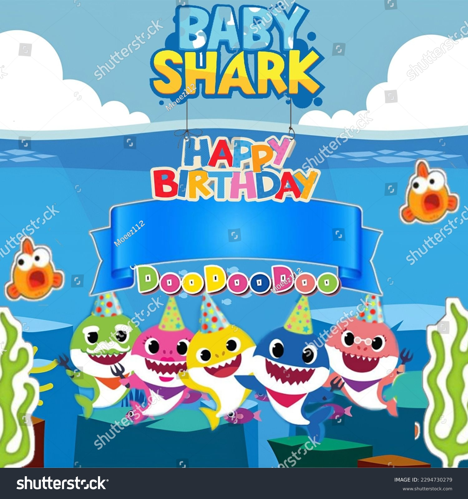 2,840 Baby Shark Card Royalty-Free Images, Stock Photos &amp;amp; Pictures within Shark Birthday Card - Printable Free