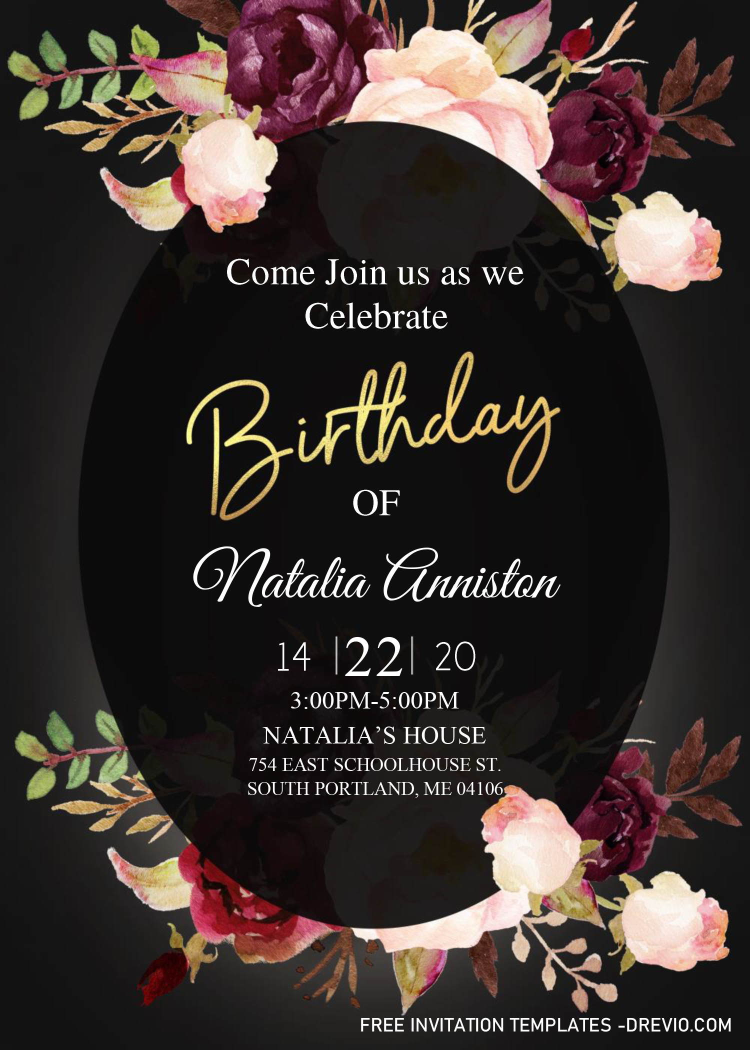 30Th Birthday Invitation Templates – Editable With Microsoft Word pertaining to Free Printable 30Th Birthday Card Template