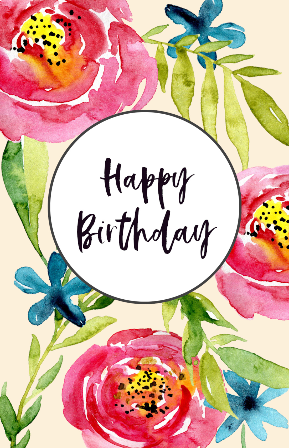 41 Printable Birthday Cards - Gathered throughout Free Printable Birthday Cards For Her