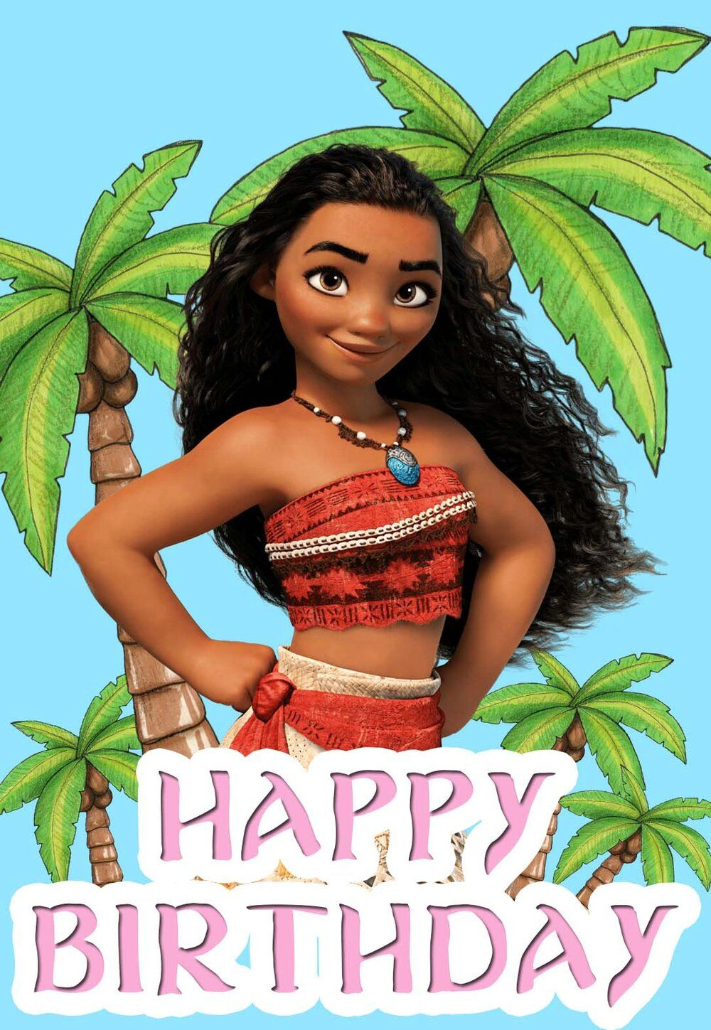 5 Awesome Moana Printable Birthday Cards (Free) — Printbirthday.cards in Printable Moana Birthday Card