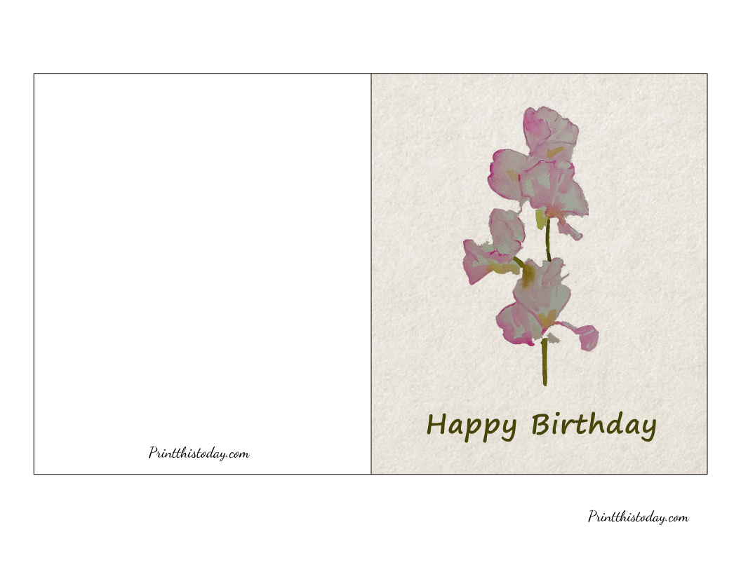 65 Cute Free Printable Birthday Cards For Everyone for Free 65th Birthday Cards Printable