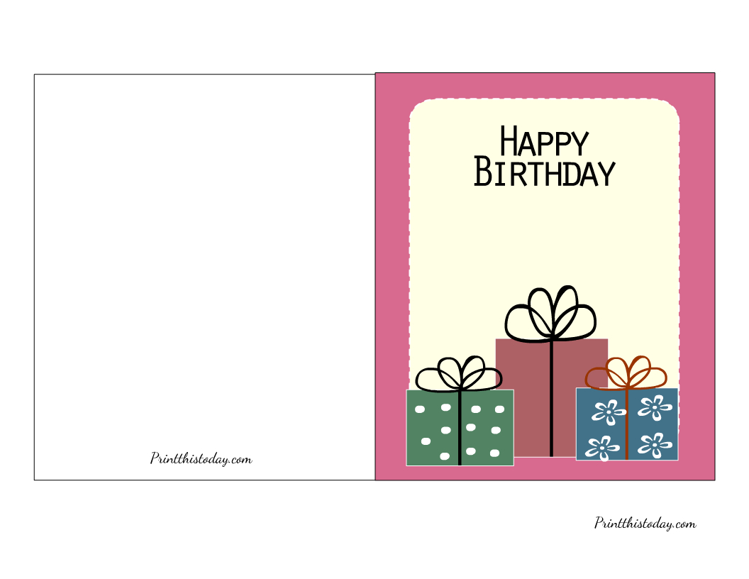 65 Cute Free Printable Birthday Cards For Everyone intended for Free Printable 14th Birthday Cards