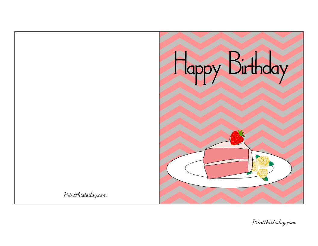 65 Cute Free Printable Birthday Cards For Everyone with Free Printable Happy 17Th Birthday Cards