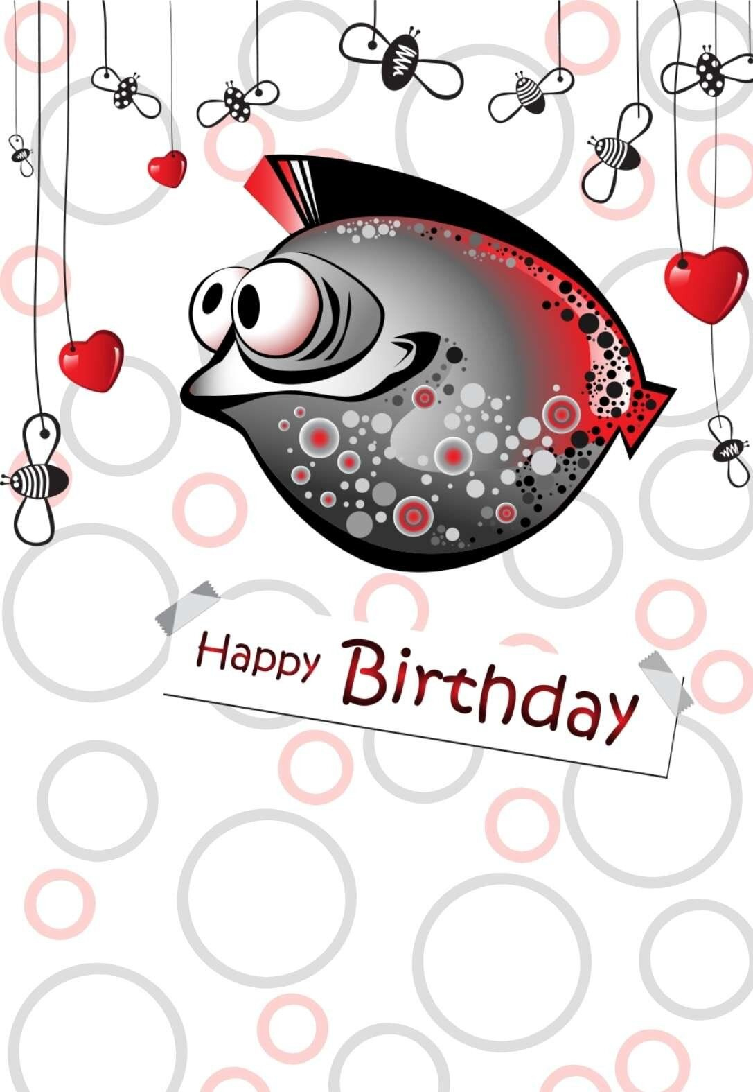 7 Fishing Printable Birthday Cards (Free) — Printbirthday.cards within Free Printable Fishing Birthday Cards