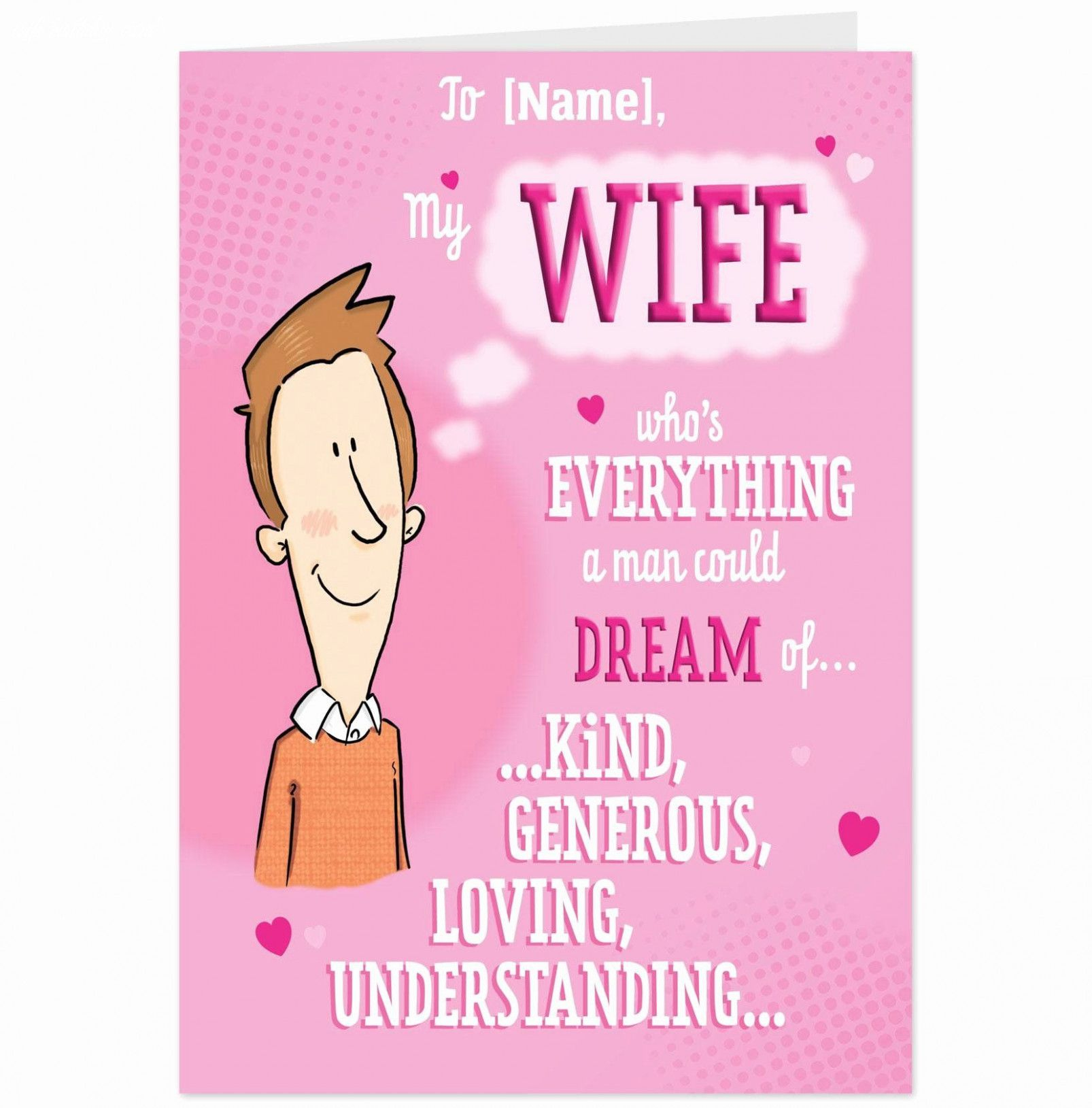 7 Wife Birthday Card inside Free Printable Birthday Cards Wife