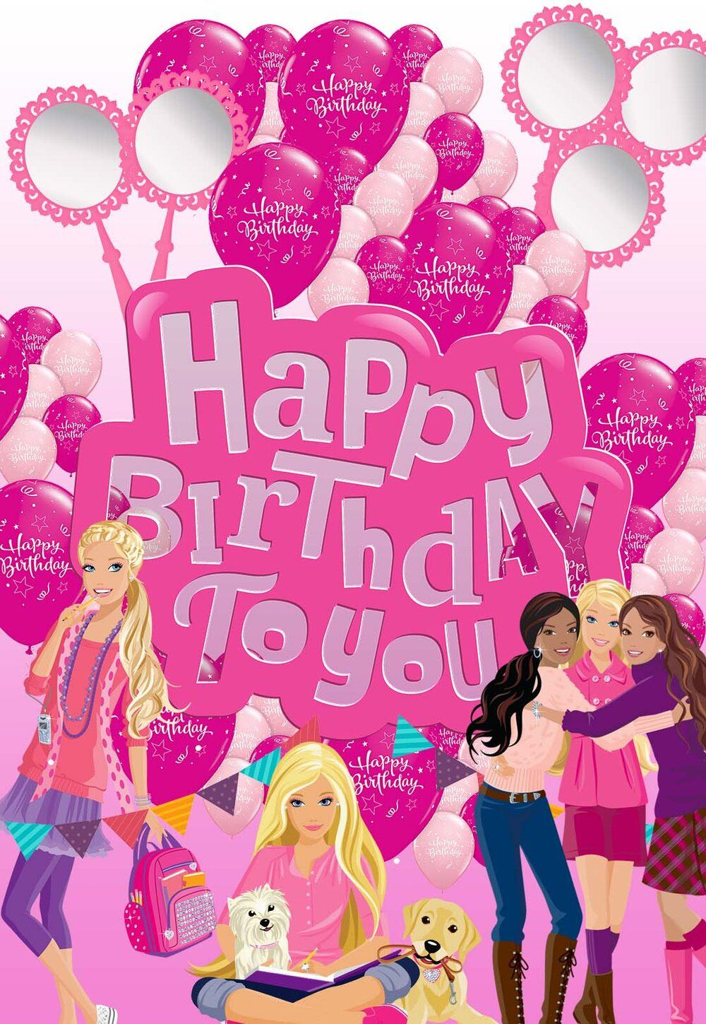 8+ Barbie &amp;amp; Barbie Princess Printable Birthday Cards (Free in Free Printable Barbie Birthday Cards