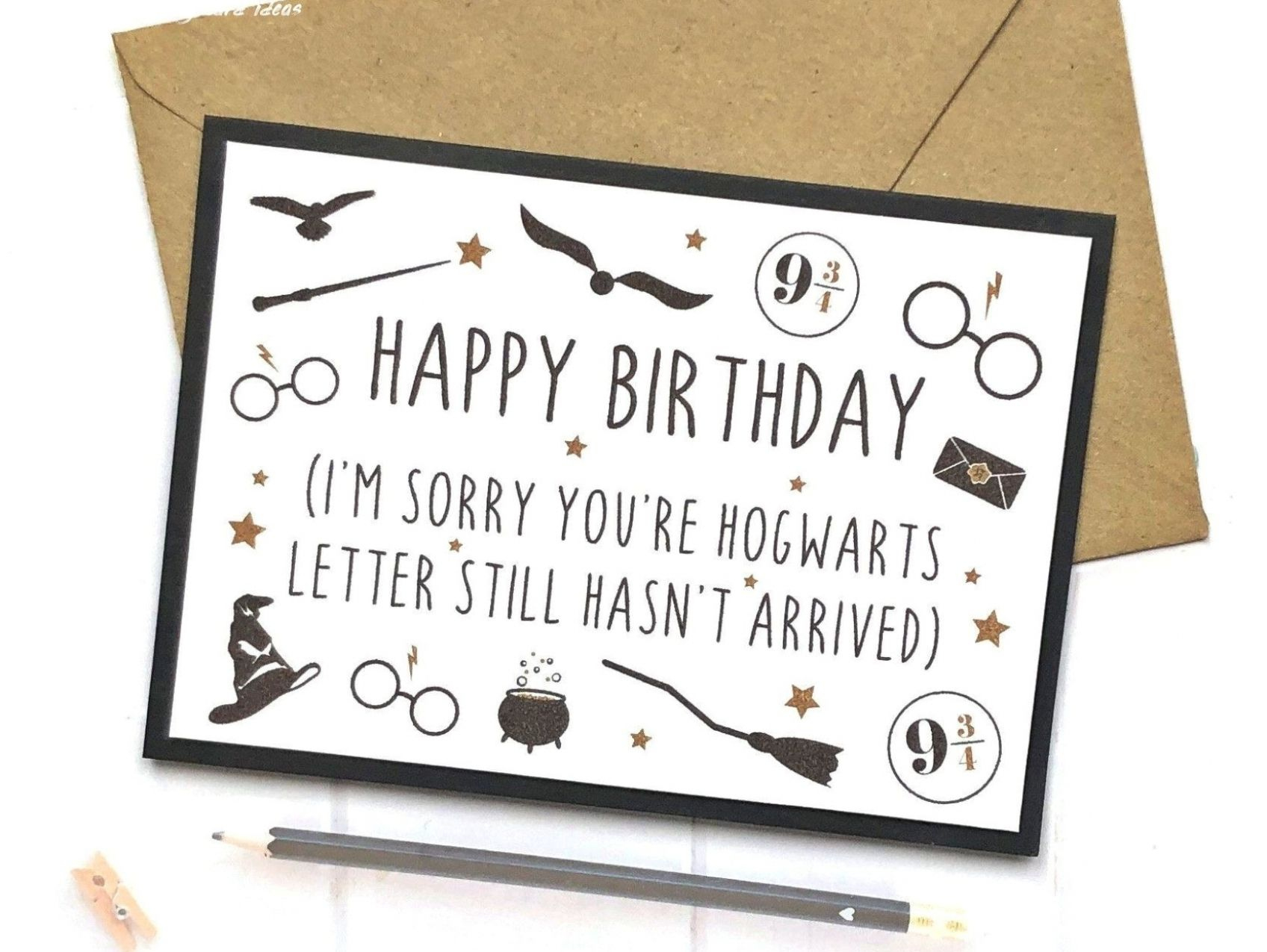 8 Harry Potter Birthday Card Ideas throughout Harry Potter Birthday Card Printable