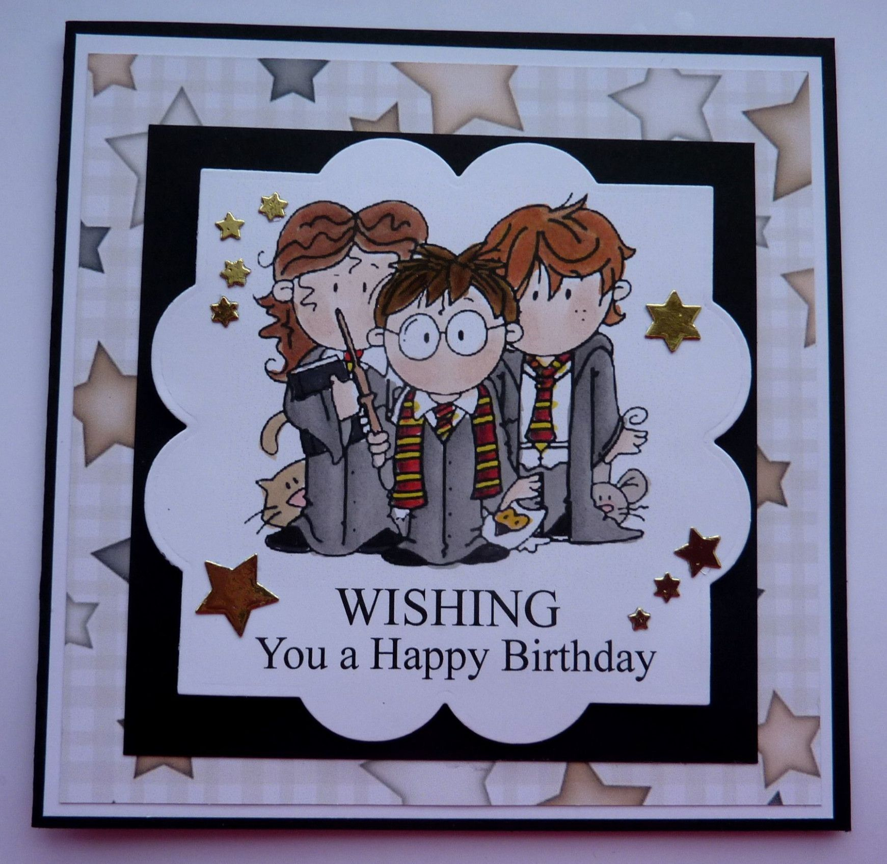 8 Harry Potter Happy Birthday Card Printable inside Harry Potter Birthday Cards Printable