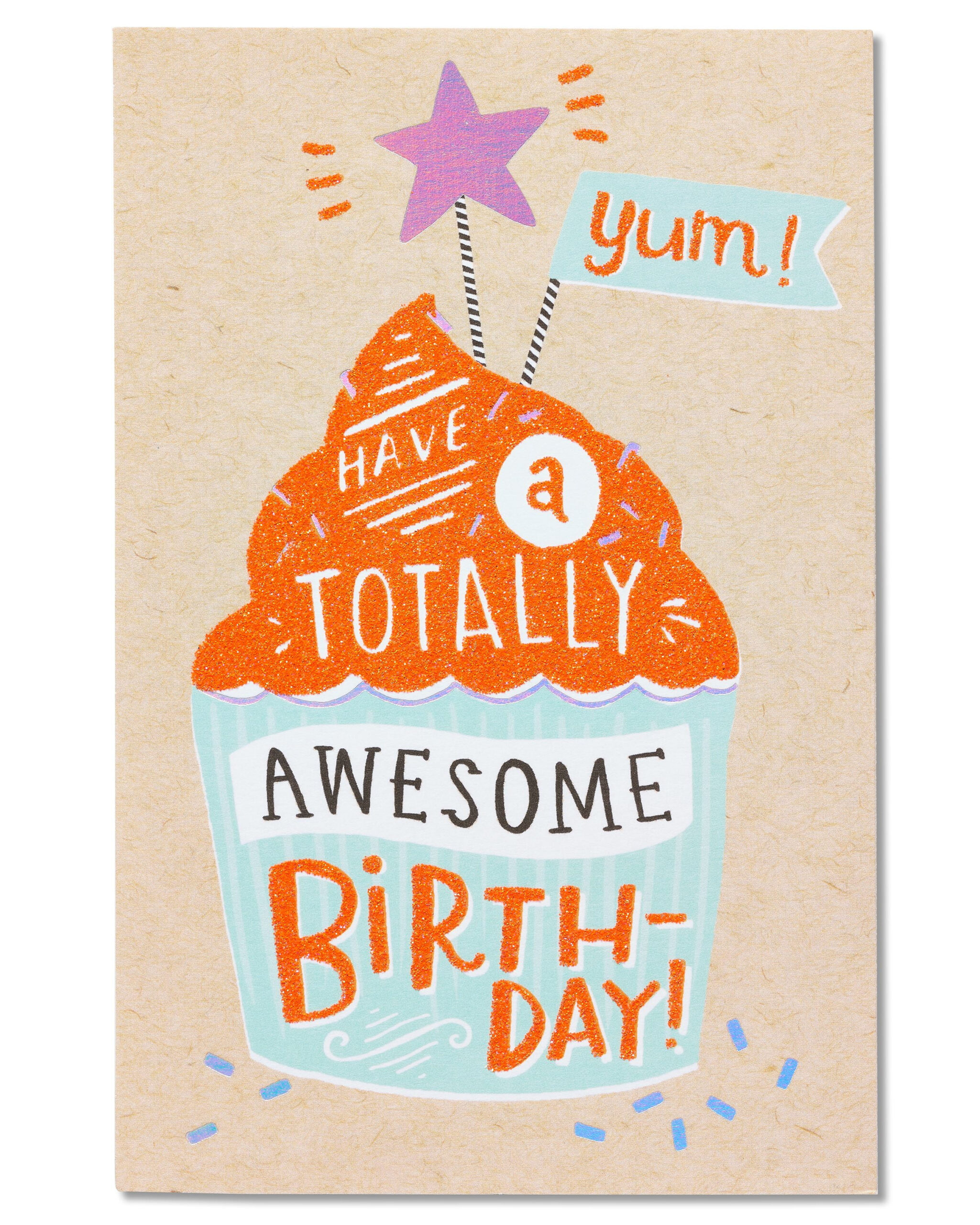 American Greetings Totally Awesome Cupcake Birthday Card With with regard to American Greetings Printable Birthday Cards