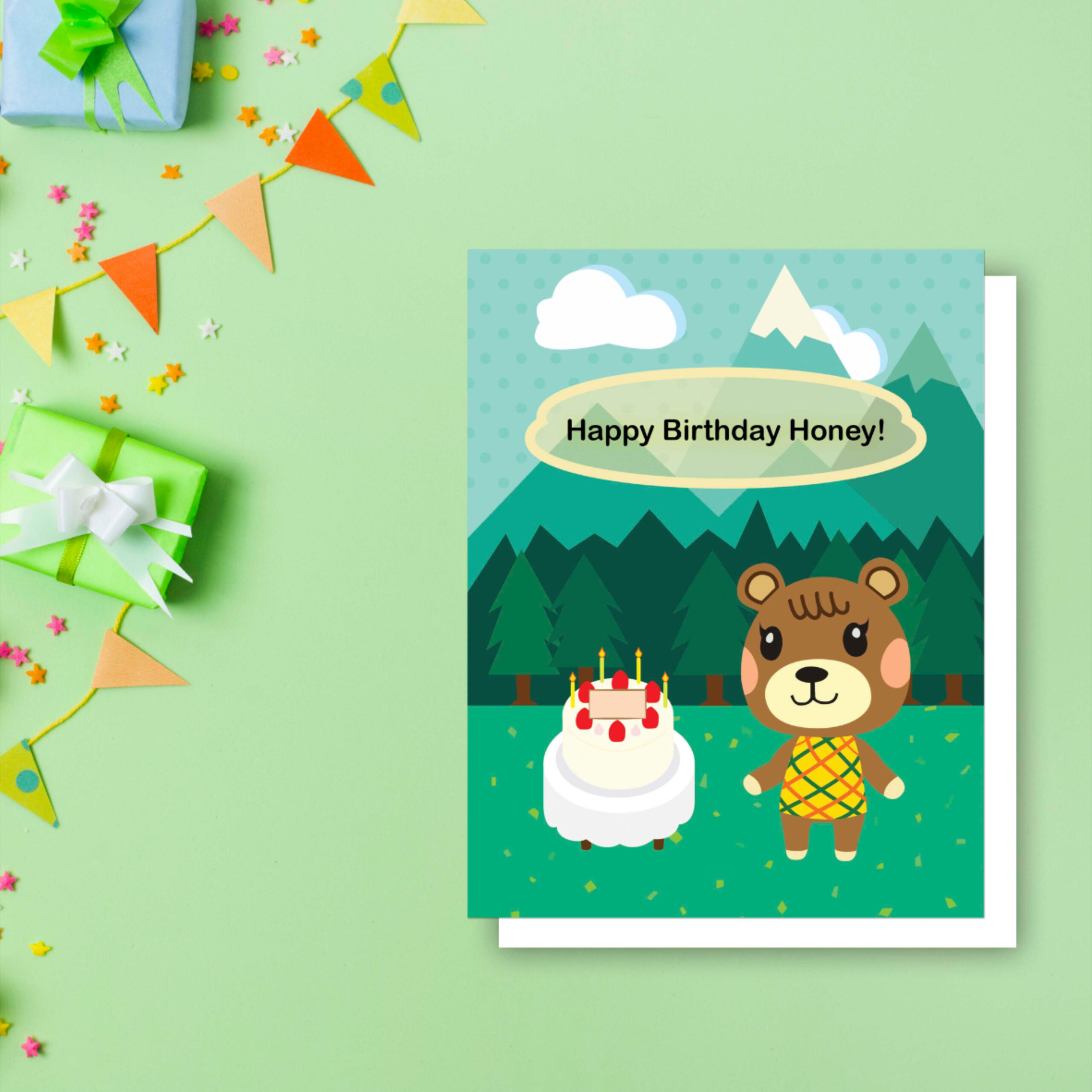 Animal Crossing Birthday Card pertaining to Animal Crossing Birthday Card Printable