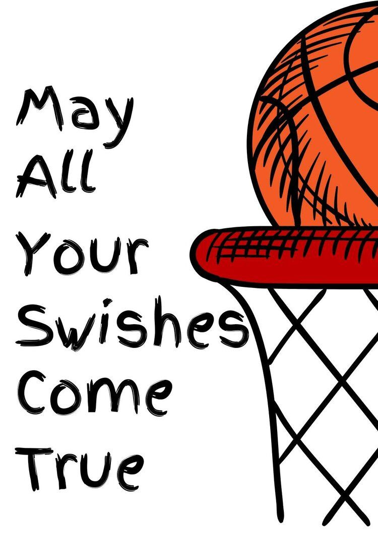 Basketball Printable Birthday Cards — Printbirthday.cards intended for Free Printable Basketball Birthday Cards