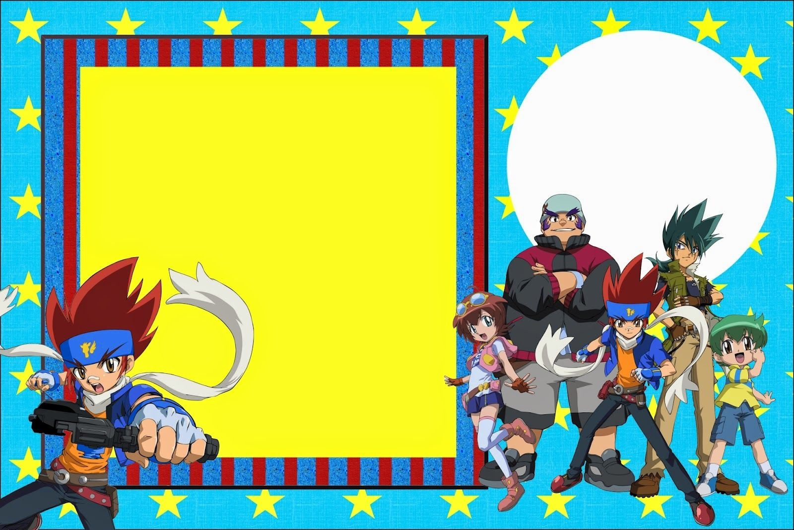 Beyblade: Free Printable Invitations. regarding Free Printable Beyblade Birthday Cards