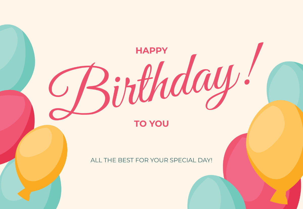 Birthday Card Template - Edit Online &amp; Download Example | Template pertaining to Edit Birthday Cards Printable Free