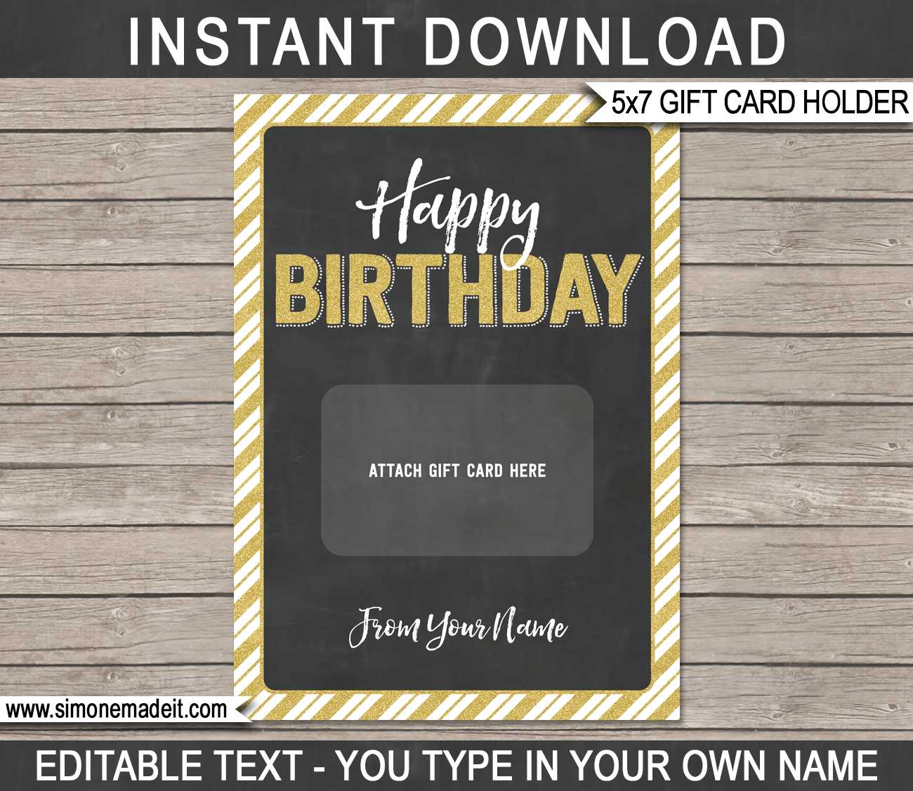 Birthday Gift Card Holder intended for Printable Gift Card Holder Birthday