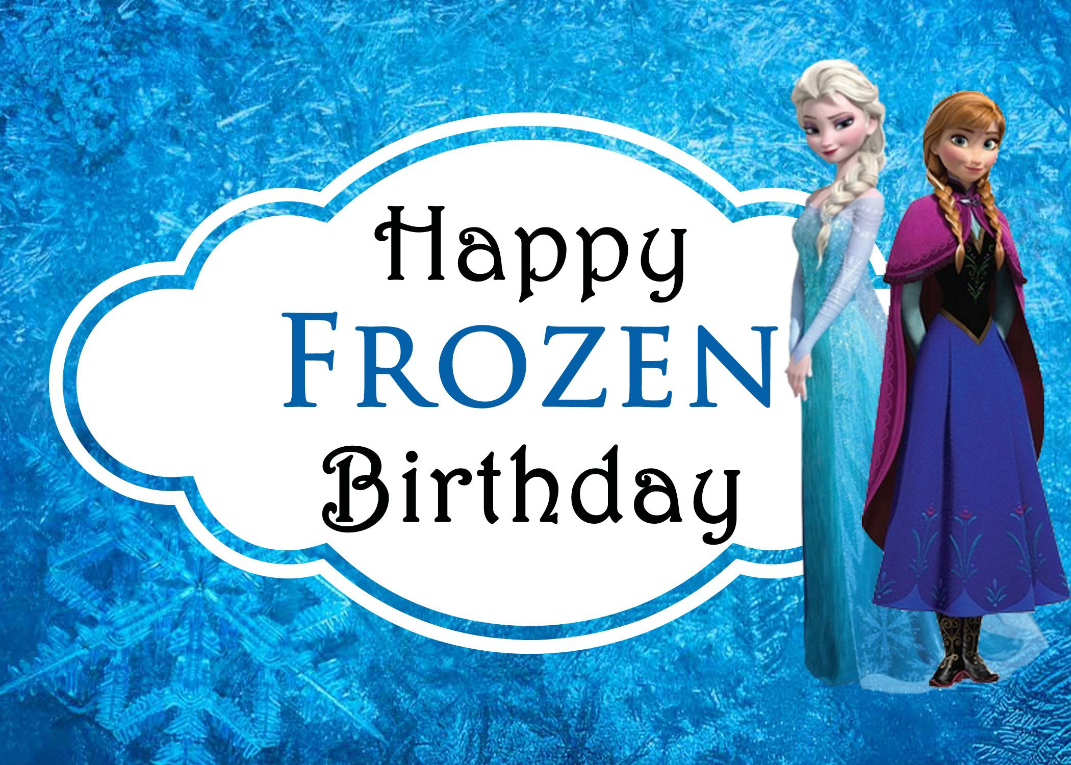 Celebrating Sisters With Disney'S Frozen + Free Printable Birthday in Frozen Happy Birthday Card Printable