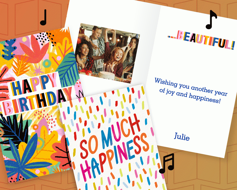 Digital &amp;amp; Printable Birthday Cards | Creatacard™ Custom Card Maker for Free Printable Birthday Card Maker