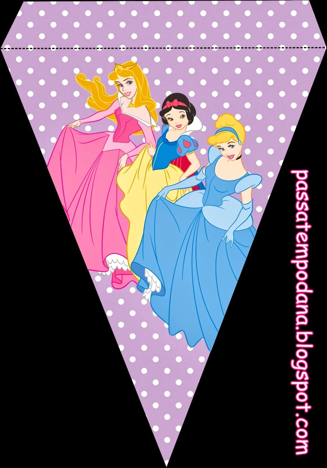 Disney Princess Birthday: Free Party Printable. - Oh My Fiesta! In in Free Printable Disney Birthday Cards