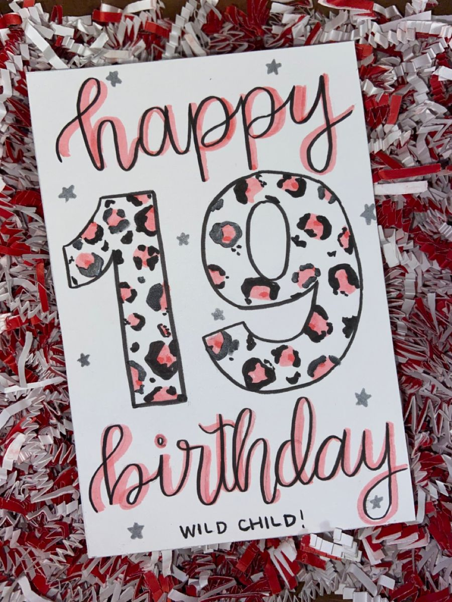 Diy 19Th Birthday Card inside Free Printable 19th Birthday Cards