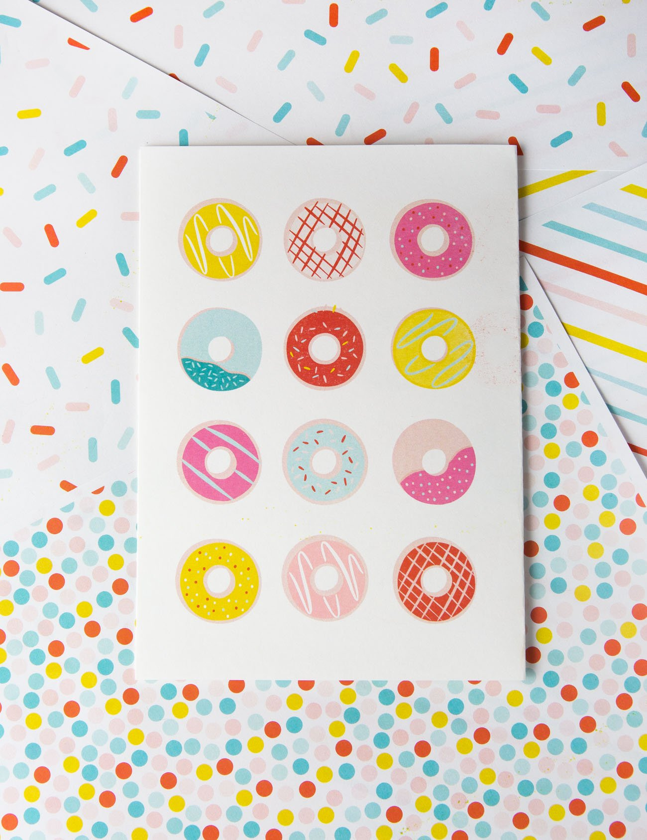 Donut Printable Birthday Card - Design Eat Repeat in Donut Birthday Card Printable