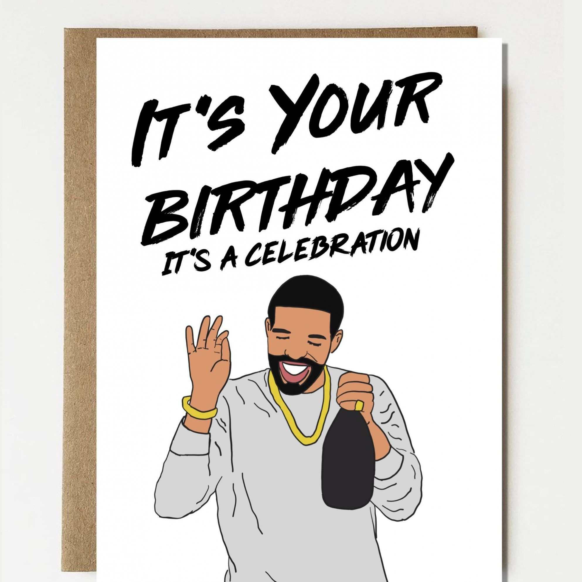 Drake Happy Birthday Card pertaining to Printable Drake Birthday Card