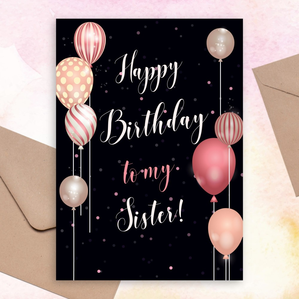 Family Birthday Cards - Customize &amp;amp; Print Or Download in Printable Birthday Cards For Sister