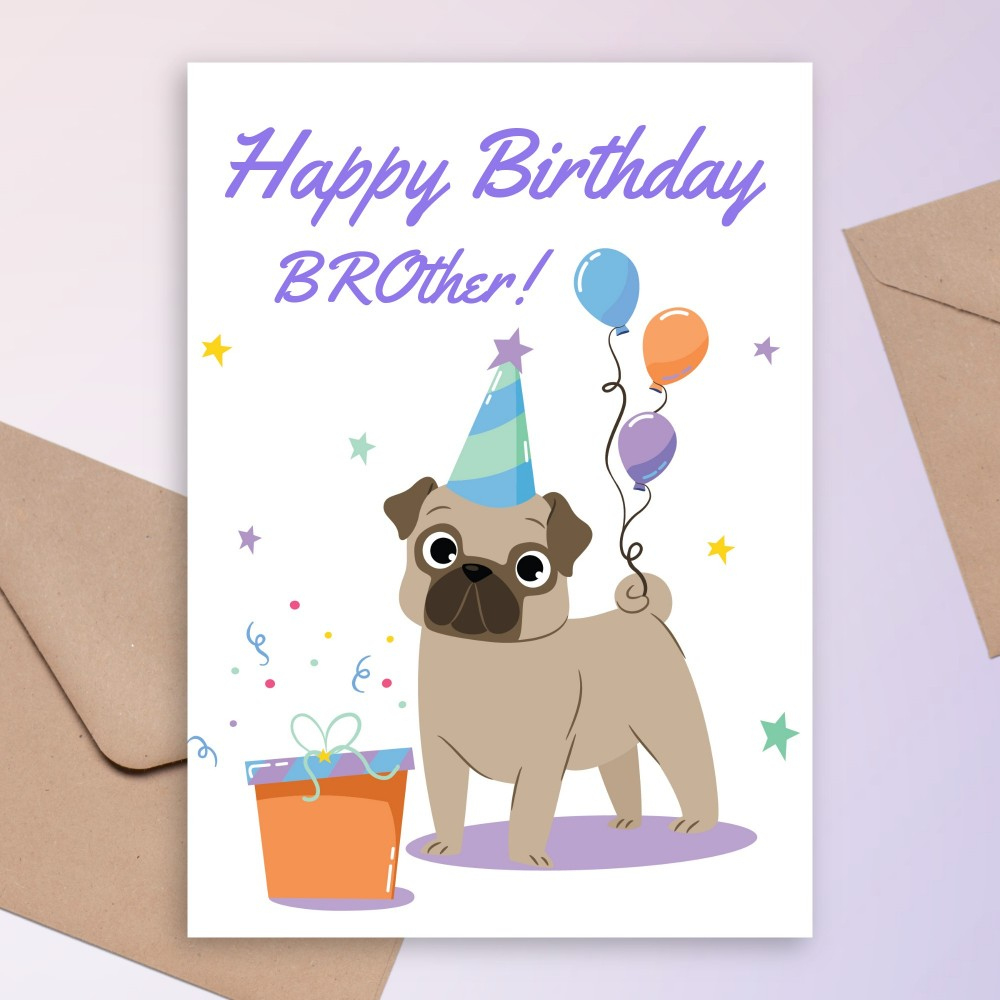 Family Birthday Cards - Customize &amp; Print Or Download regarding Free Printable Birthday Cards For Brother