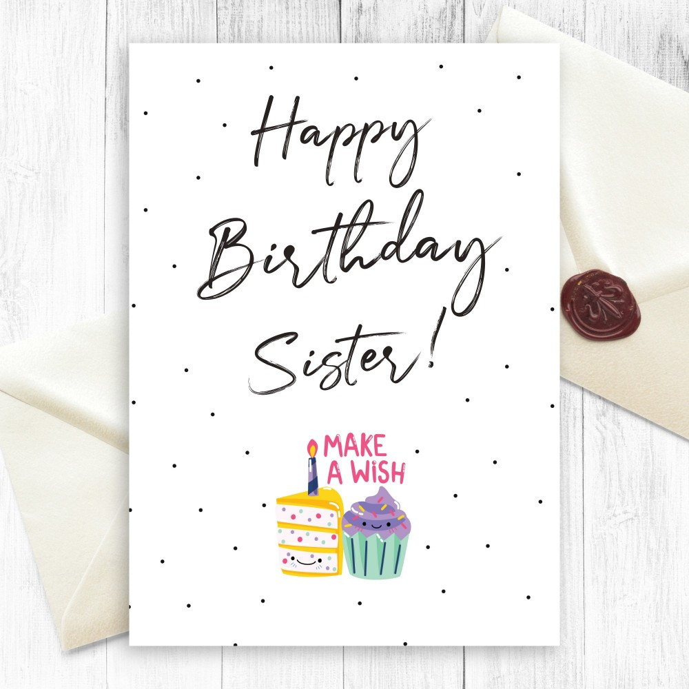 Family Birthday Cards - Customize &amp;amp; Print Or Download regarding Free Printable Sister Birthday Cards