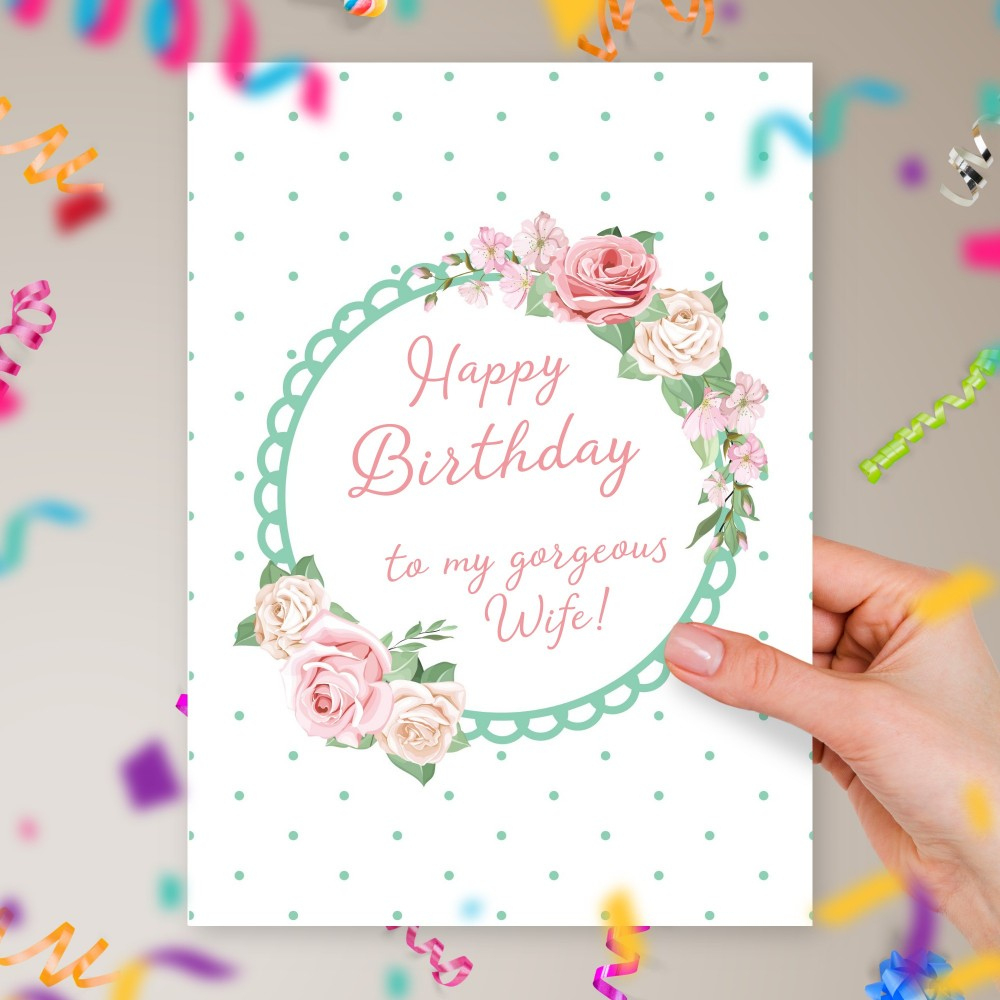 Family Birthday Cards - Customize &amp;amp; Print Or Download throughout Birthday Card For My Wife Printable Free