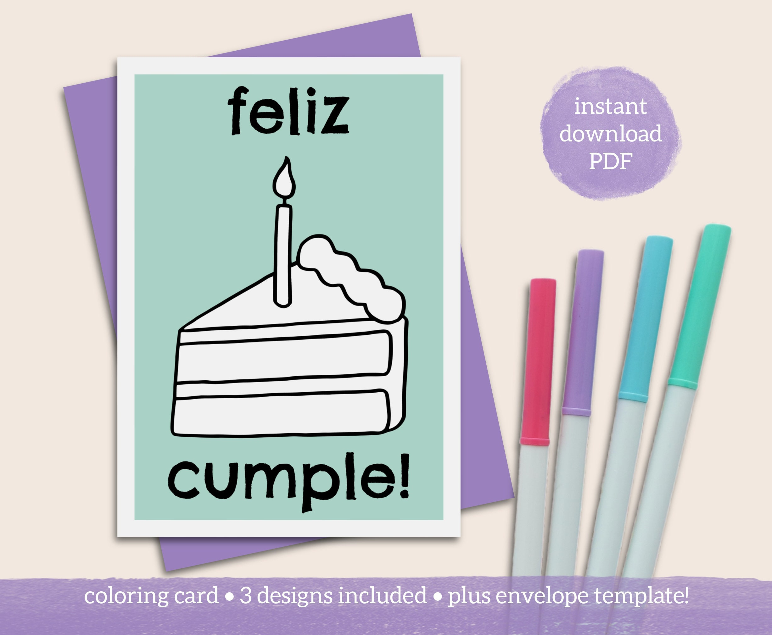 Feliz Cumpleaños Happy Birthday Cards In Spanish Printable in Happy Birthday In Spanish Card Printable