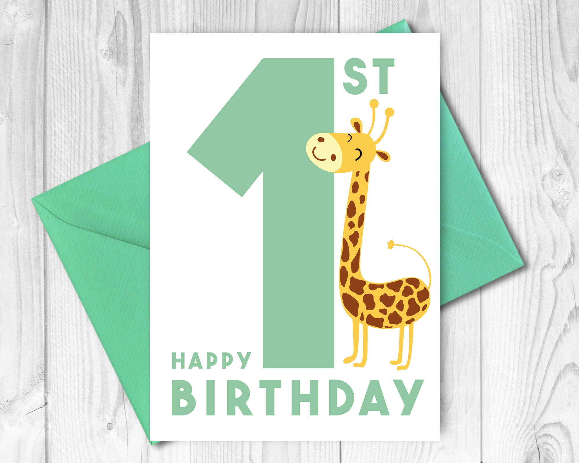 First Birthday Card Printable 1 Year Old Birthday Card Gender in Printable 1St Birthday Cards