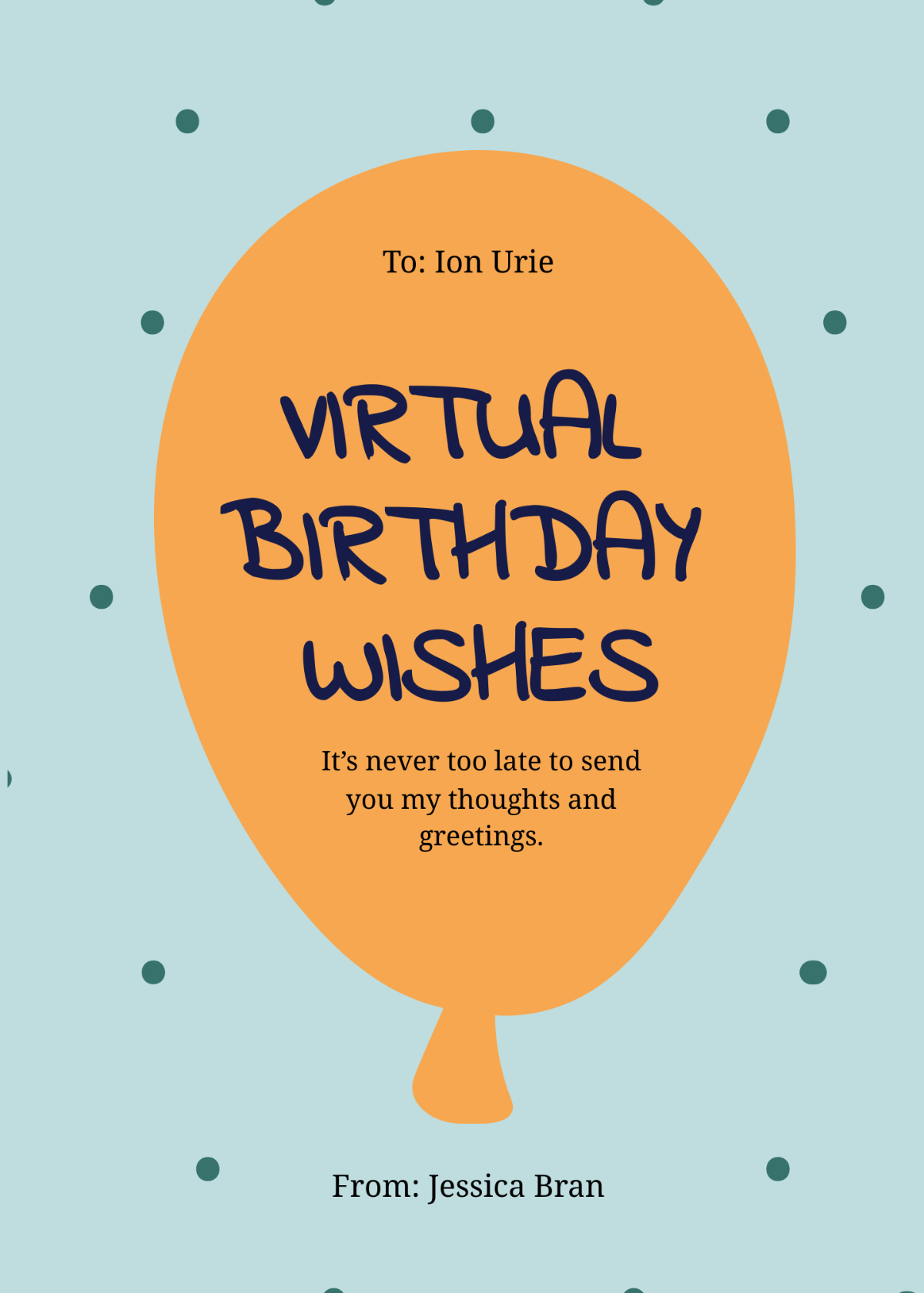 Free Belated Birthday Card Templates &amp;amp; Examples - Edit Online intended for Printable Belated Birthday Greeting Cards