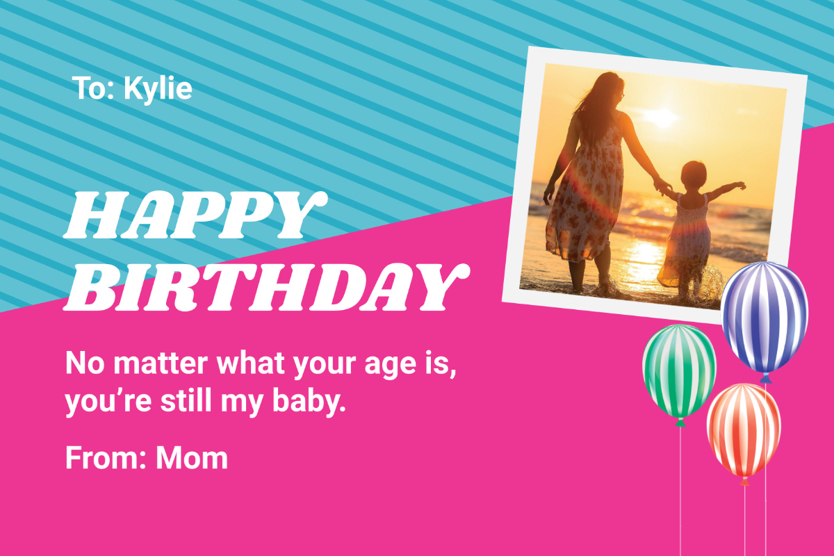 Free Birthday Card For Daughter Templates &amp;amp; Examples - Edit Online within Downloadable Free Printable Birthday Cards For Daughter