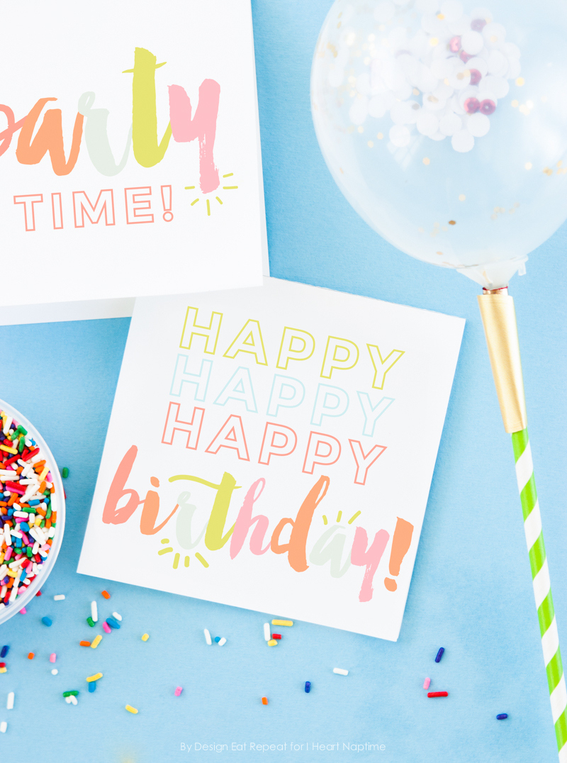 Free Birthday Printables - Eighteen25 for Free Printable 18Th Birthday Cards Printable