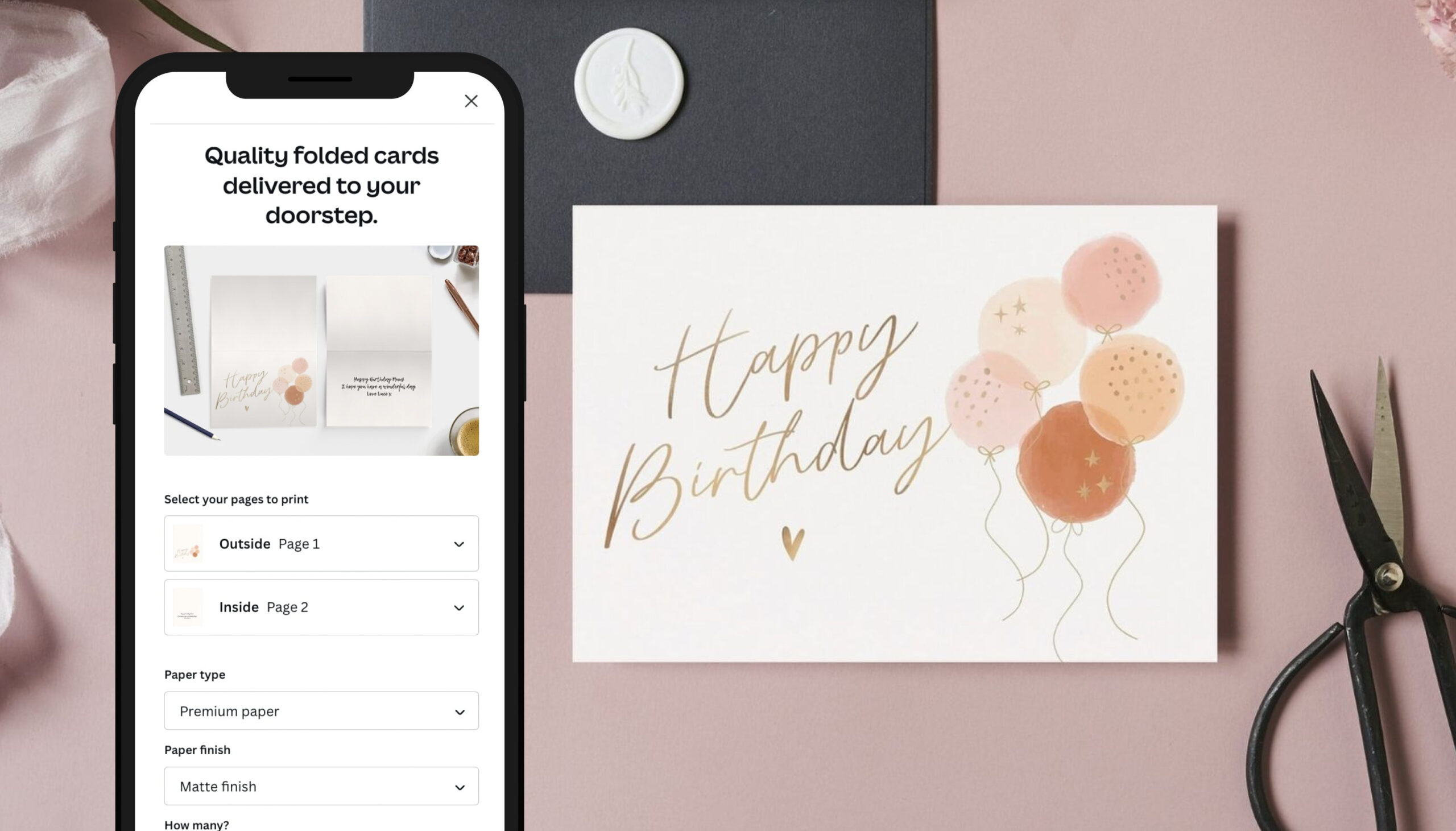 Free Online Birthday Card Maker | Canva inside Online Birthday Card Maker Printable