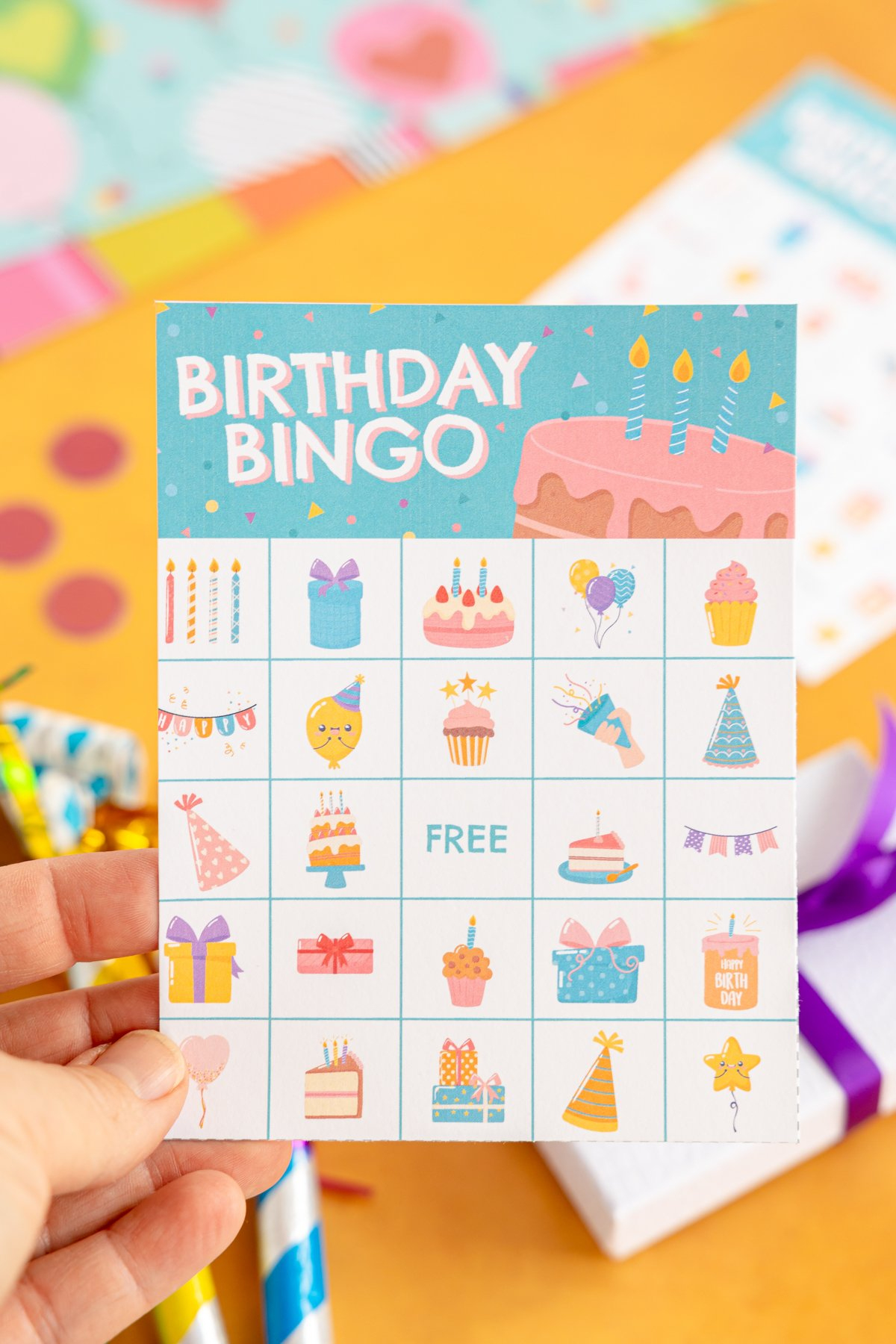 Free Printable Birthday Bingo Cards - Play Party Plan throughout Free Printable Birthday Bingo Cards For Adults