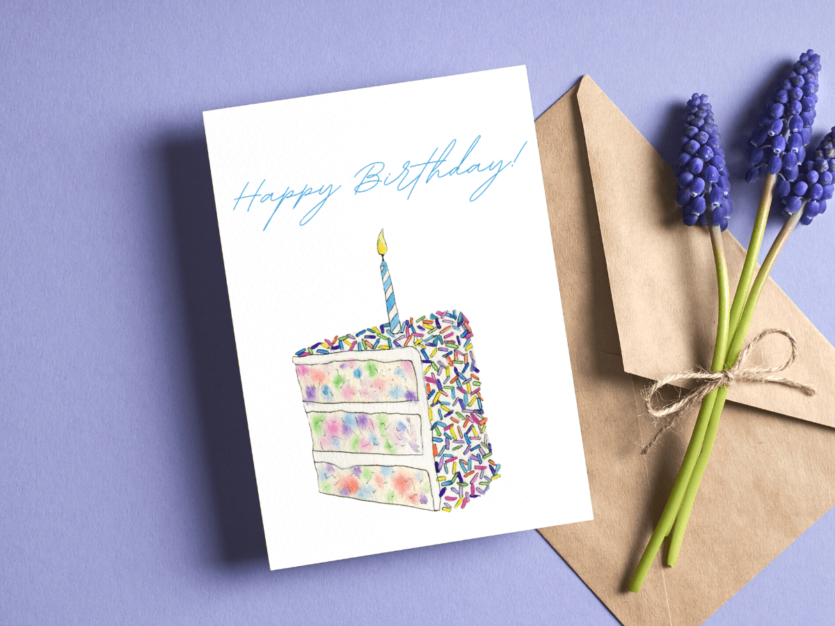 Free Printable Birthday Card - Handmade Weekly pertaining to Free Printable Birthday Cards With Envelopes