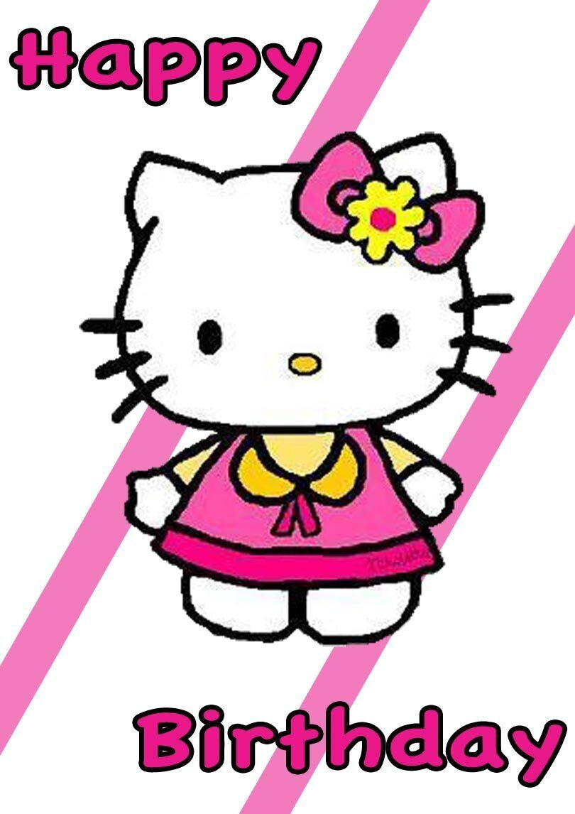 Free Printable Birthday Cards For Girls | Quick &amp;amp; Easy regarding Printable Hello Kitty Birthday Card