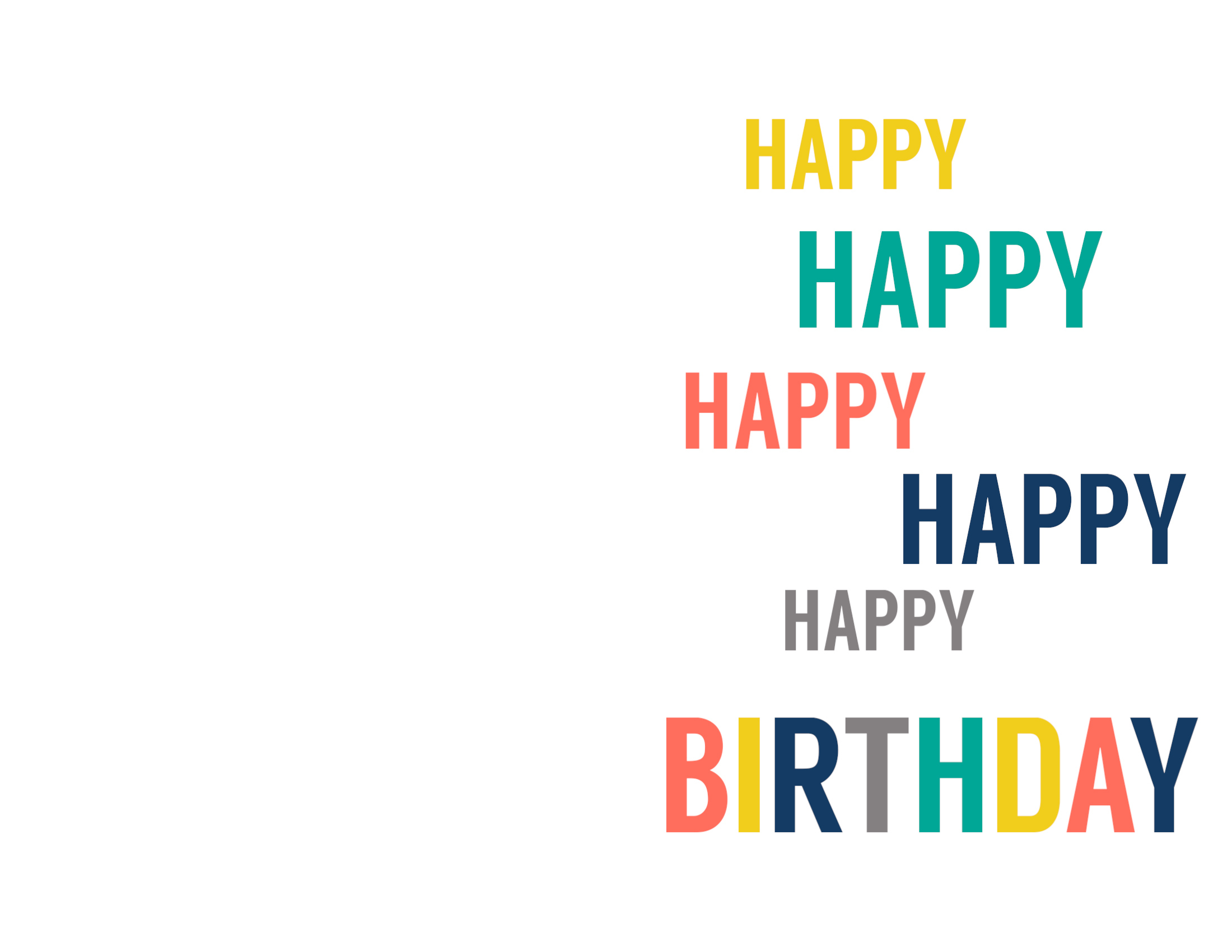 Free Printable Birthday Cards - Paper Trail Design in Free Printable Birthday Card Template