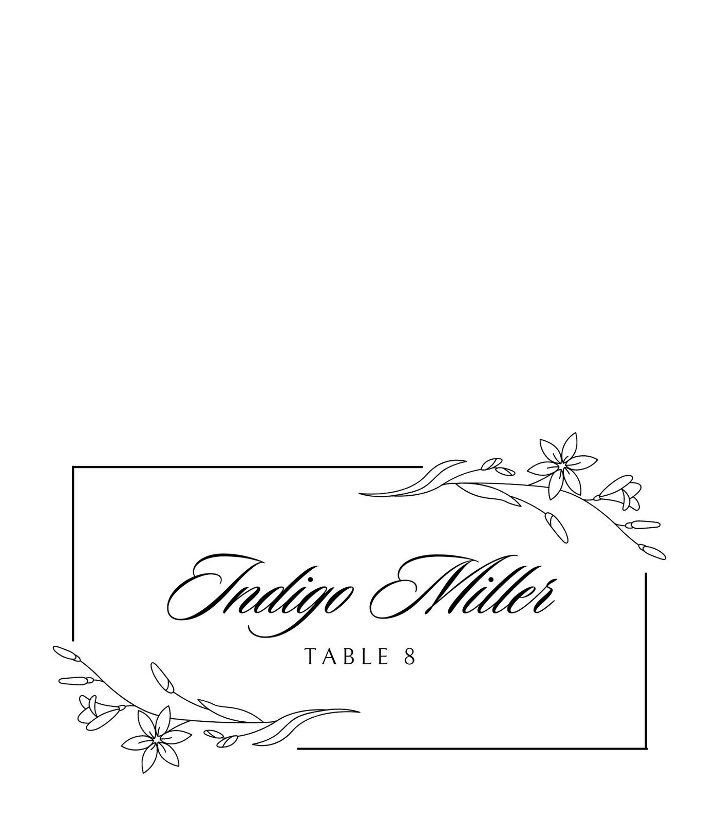 Free Printable Custom Place Card Templates | Canva in Birthday Place Cards Printable