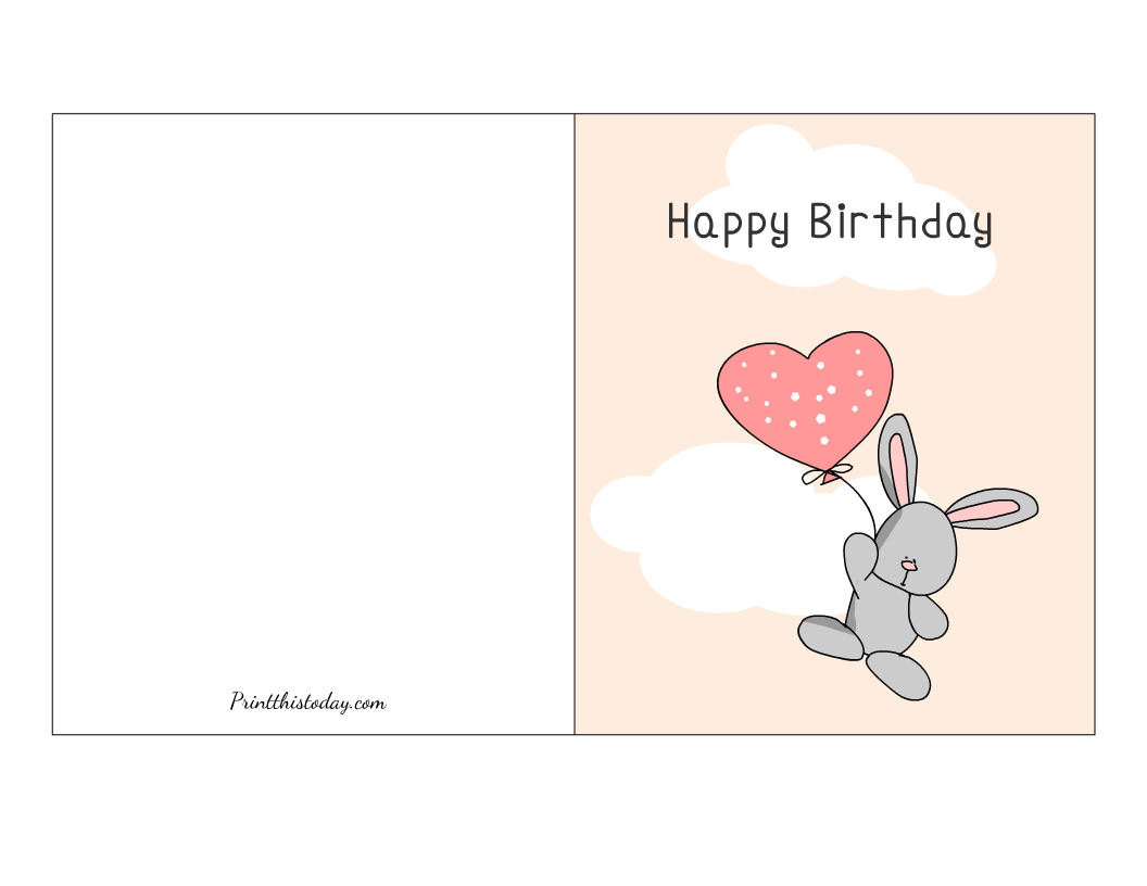 Free Printable Cute Birthday Cards regarding Printable Birthday Cards For Lover