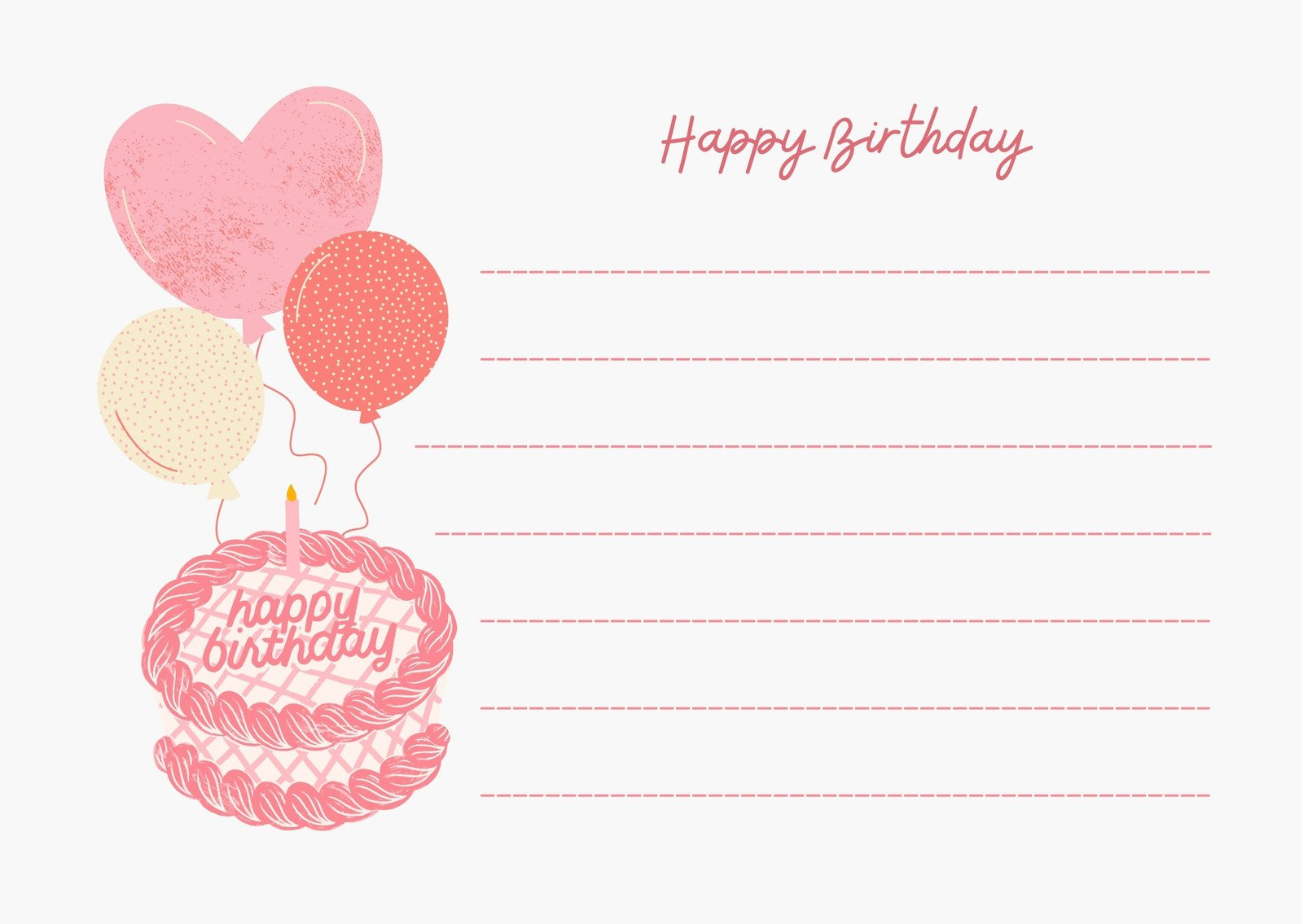 Free Printable Funny Birthday Card Templates | Canva for Blank Birthday Cards Printable