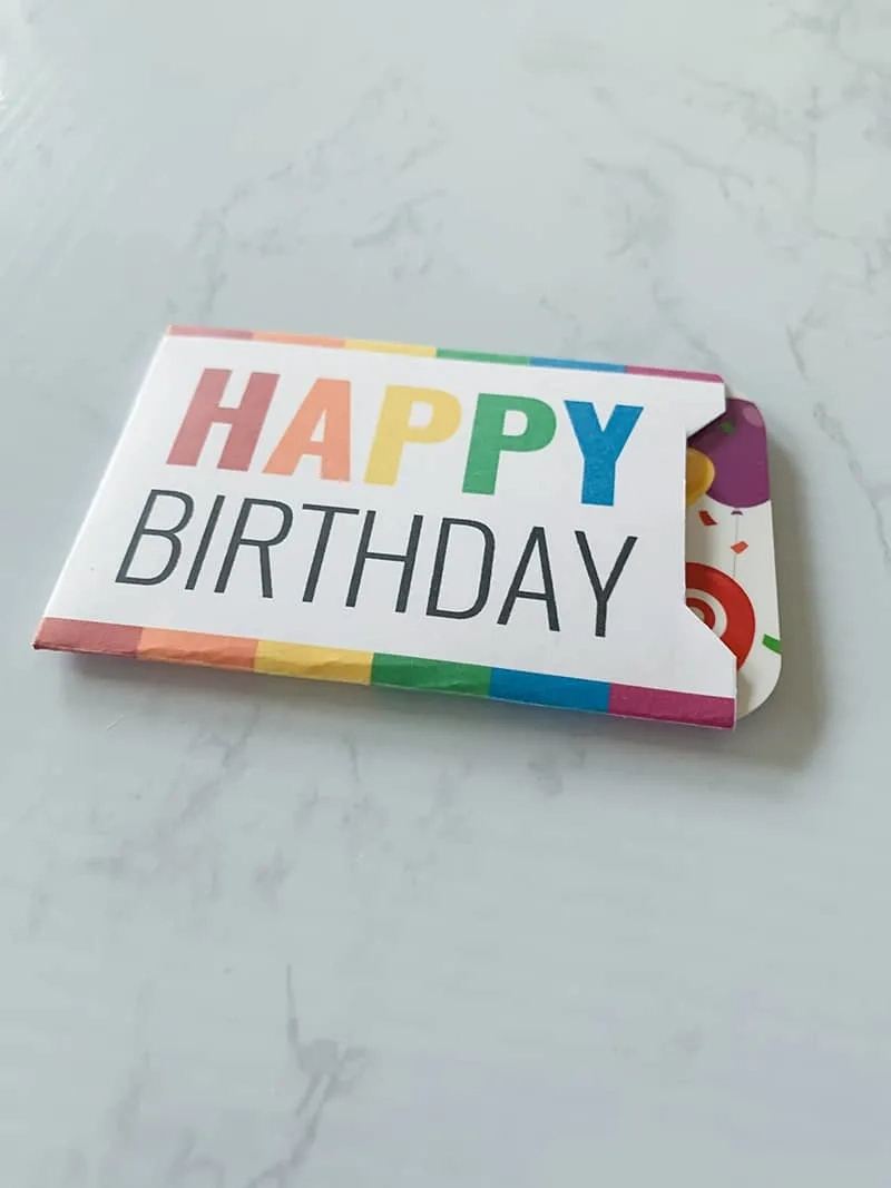 Free Printable Gift Card Holder | Happy Birthday | Instant Download for Free Printable Birthday Money Holder Cards