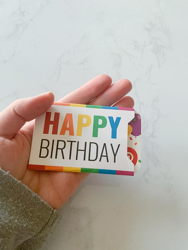 Free Printable Gift Card Holder | Happy Birthday | Instant Download with regard to Free Printable Money Holder Birthday Cards