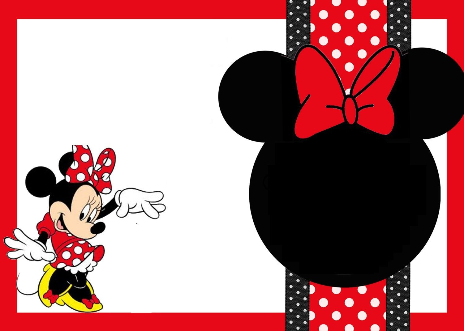 Free Printable Mickey Mouse Birthday Cards intended for Free Printable Minnie Mouse Birthday Cards