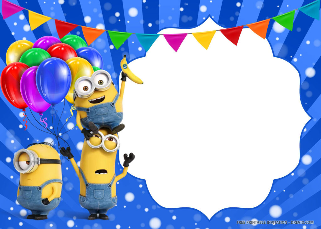 Minion Birthday Card Printable
