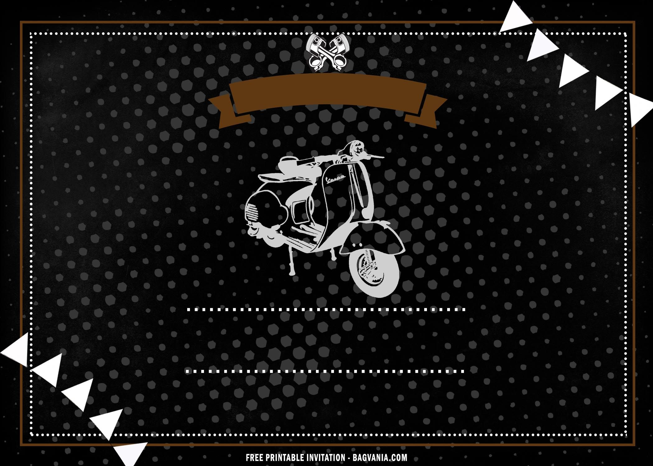 Free Printable) – Motorcycle Birthday Invitation Templates intended for Motorcycle Birthday Cards Free Printable