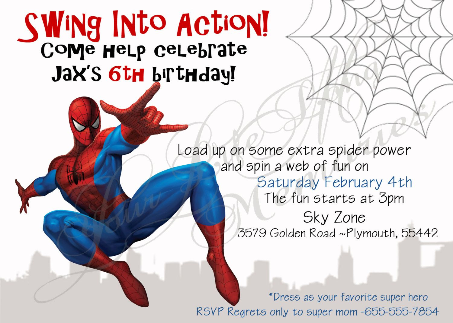 Free Printable Spiderman Birthday Invitations | Dolanpedia within Spiderman Birthday Cards Free Printable